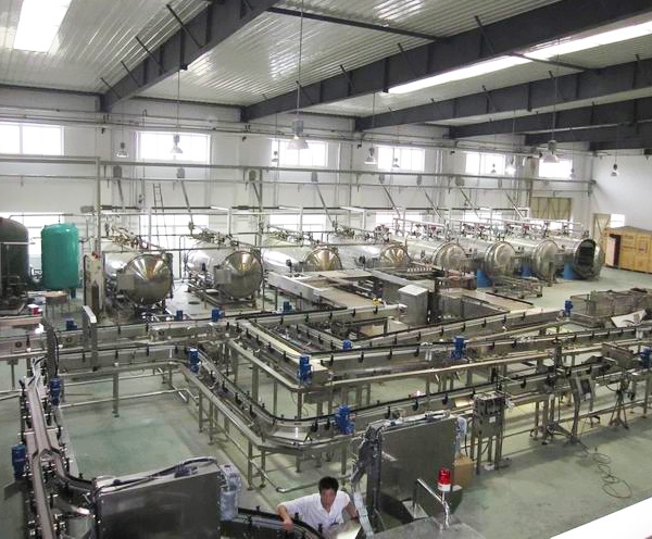 The beverage pop-top cans production line