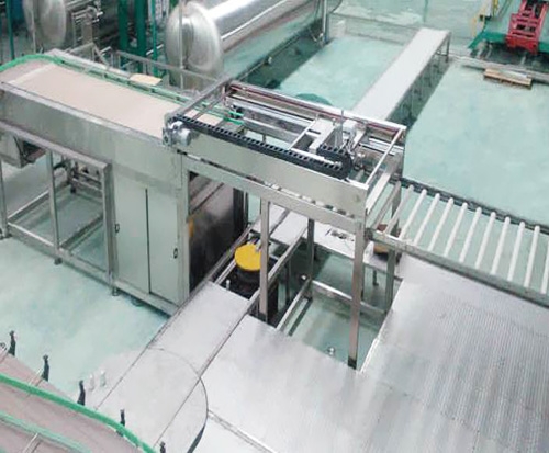 Automatic sterilization cage unloading machine